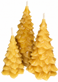 Beeswax Candles - Christmas Tree Collection